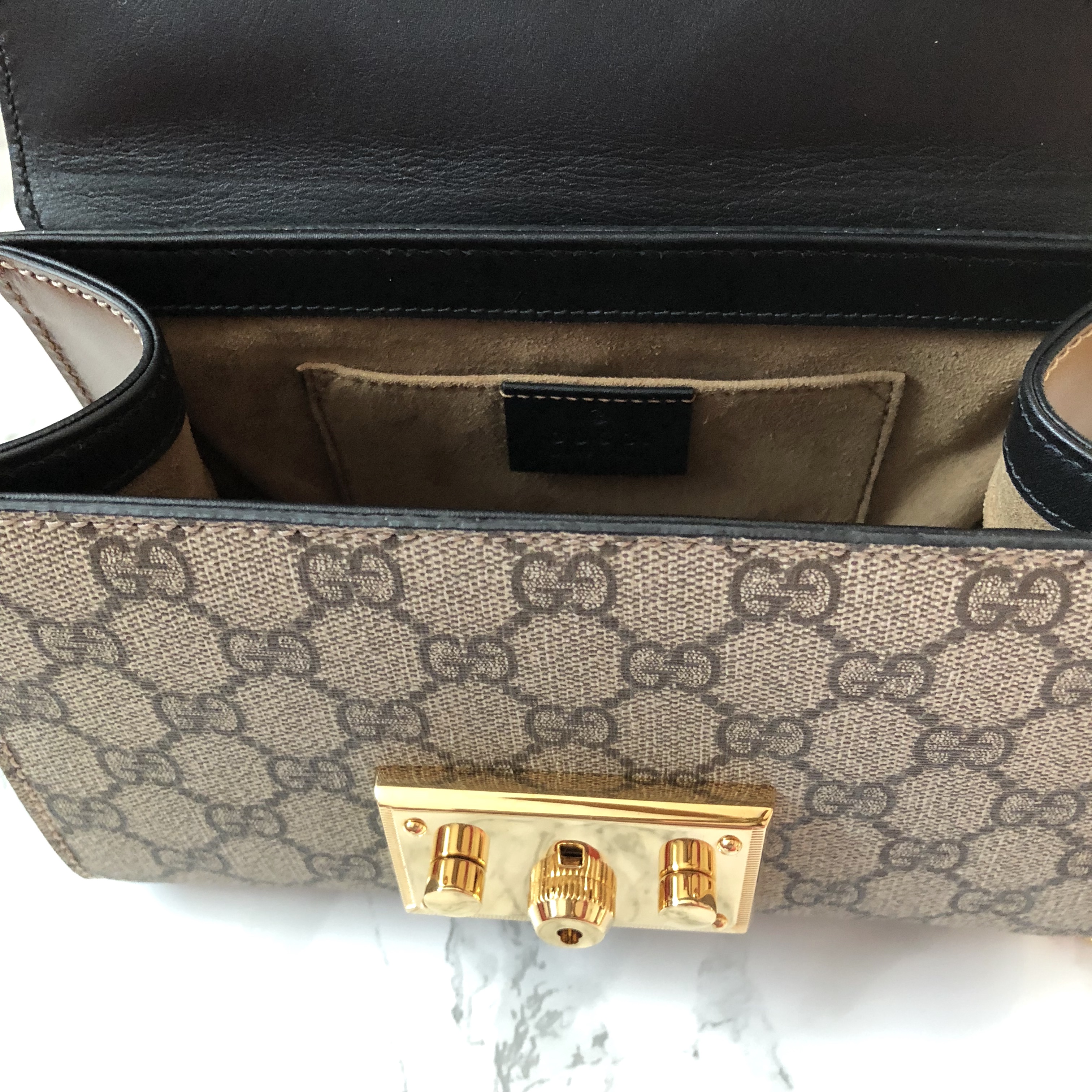 What fits in my Gucci Padlock Mini Bag 