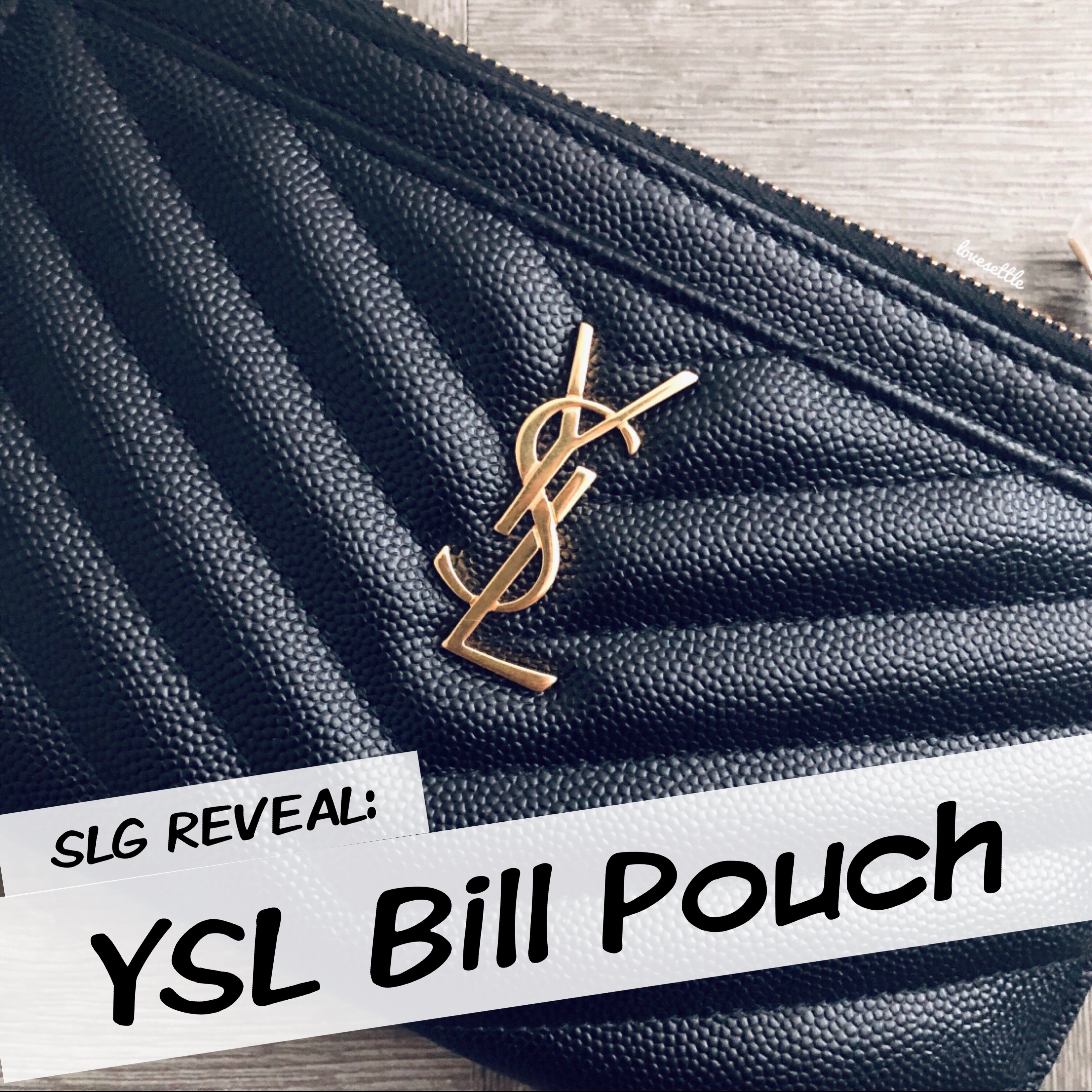 YSL BILL POUCH: What Fits + Review  Should You Get It and Do I regret  getting it? Luxury SLG 
